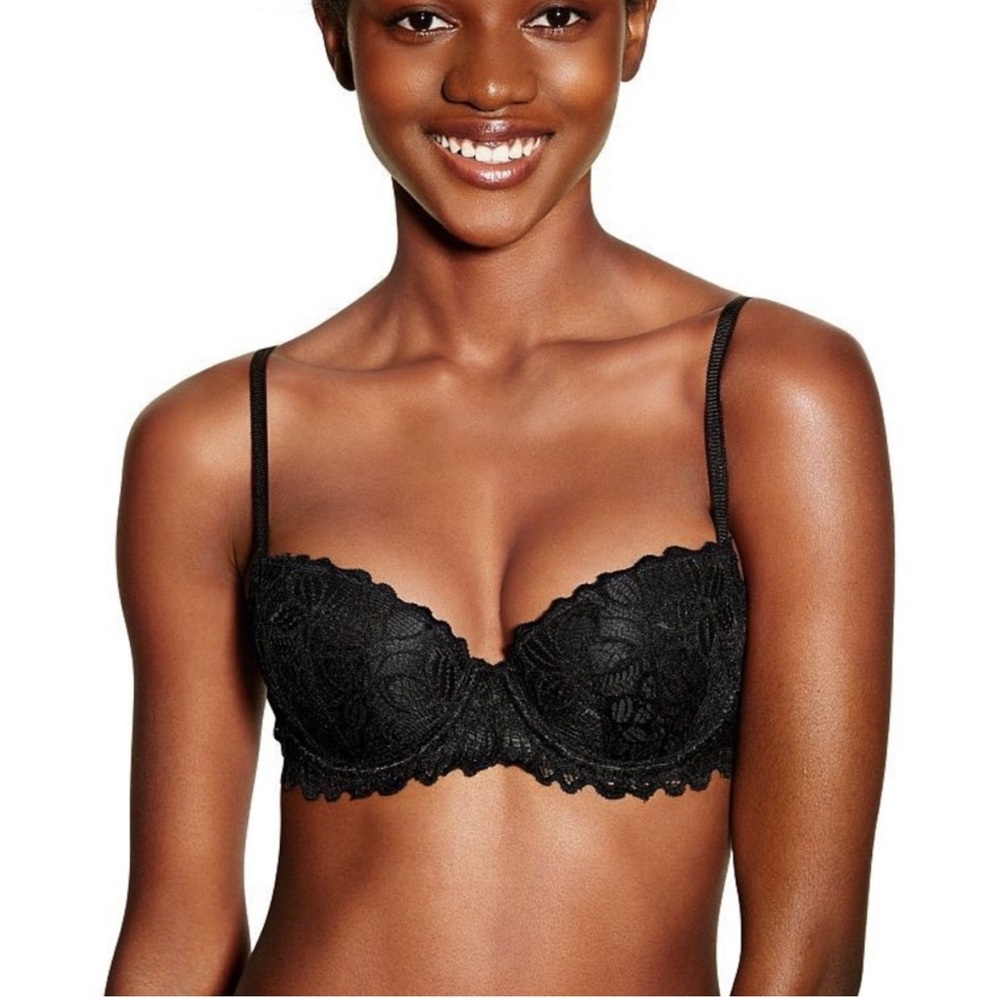 Victoria Secret Pink Lace Push Up Bra